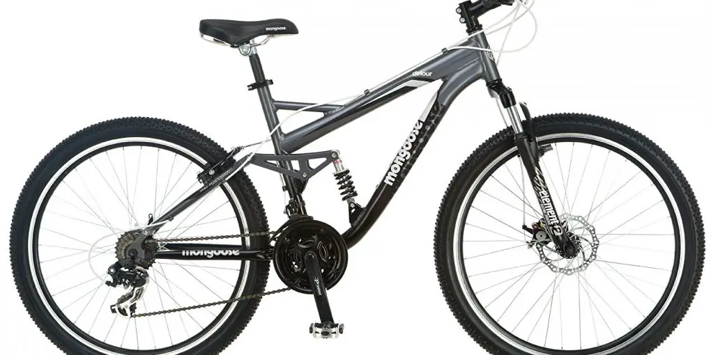 Mongoose Detour Full Suspension Bicycle Review with Detail Features