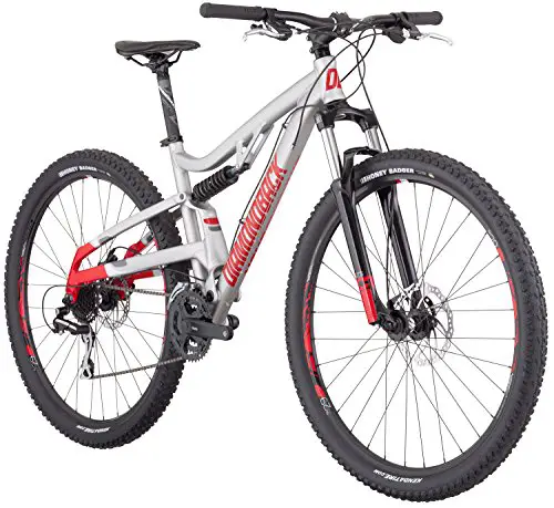 Diamondback Bicycles Recoil 29er Full Suspension Mountain Bike, Light Silver, 16"/Small