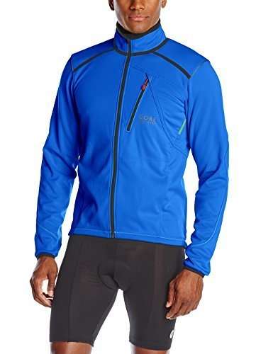 Gore Bike Wear Men's Fusion Tool Soft Shell Jacket, Brilliant Blue/Black, Medium