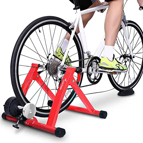 Sportneer Indoor Bike Trainer Training Stand, Steel Bicycle Exercise Magnetic Stand