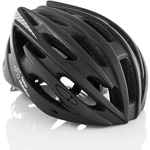TeamObsidian Airflow Bike Helmet - for Adult Men & Women and Youth/Teenagers - CPSC Certified Bicycle Helmets for Road, Urban, Street or Mountain Biking - Best Cycling Gift Idea [ Black M/L ]