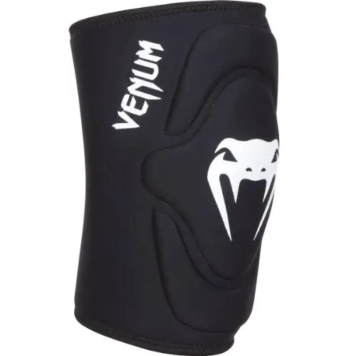 Venum Kontact Lycra/Gel Knee Pads, Black, Medium/Large